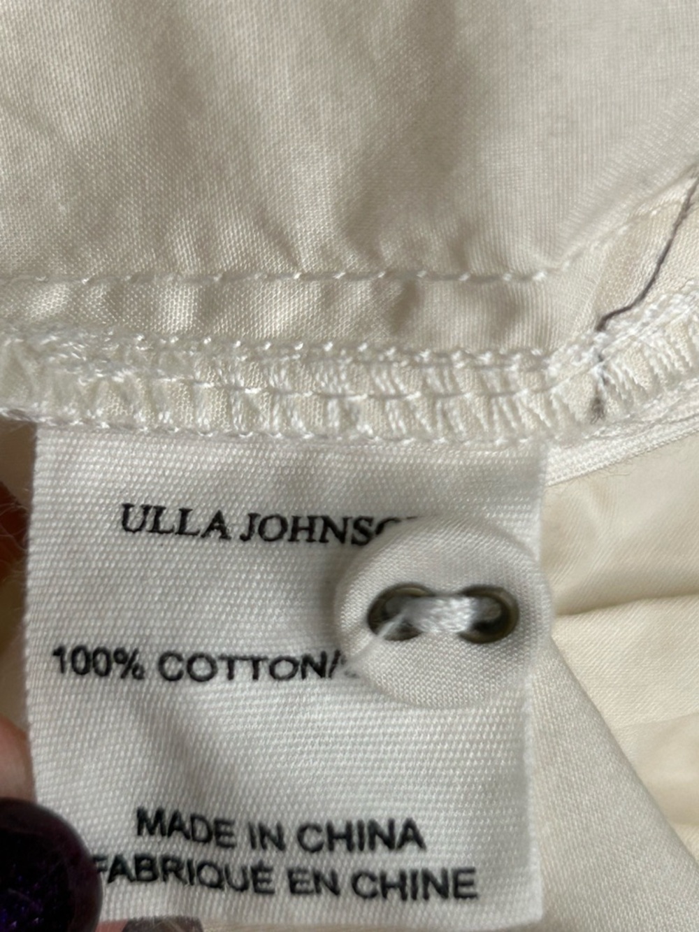 Ulla Johnson Jacinta Ivory Button Front Skirt With Pockets & Pleated Details 4 - Picture 8 of 10